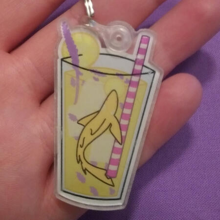 Keychain: Lemon Shark Tea